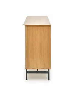 HALMAR Nízka komoda Smart KM-1 167 cm dub přírodní/čierna