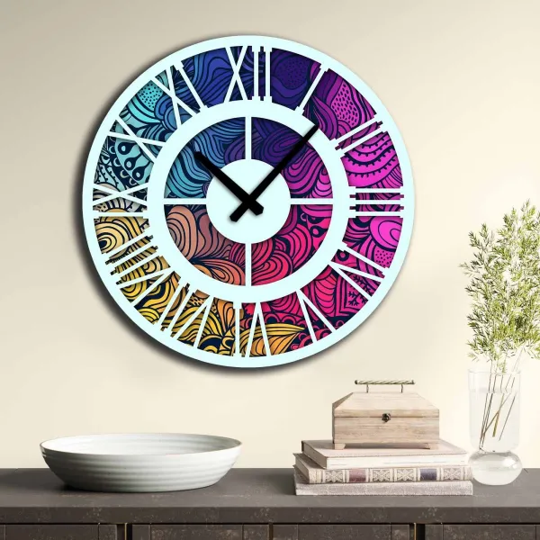 Wallity Nástenné hodiny Lucko IV 50 cm farebné