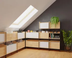 HALMAR Regál MOBIUS 2D prírodný orech
