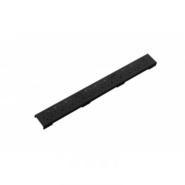 Odtokový žľab nízky MEXEN FLAT BLACK 80 cm - vzor G12