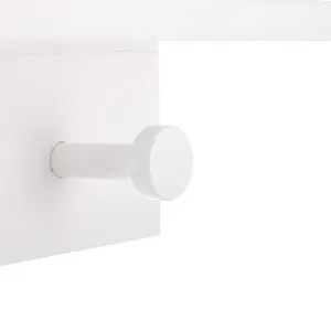 ATMOSPHERA Nástenný vešiak s policou Cloud biely