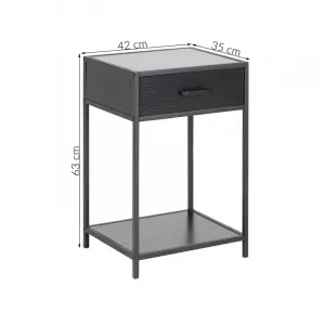 Actona Nočný stolík Rena 63 cm jaseň