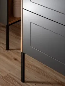 Comad Nohy pre skrinky Madera 880 čierna matná
