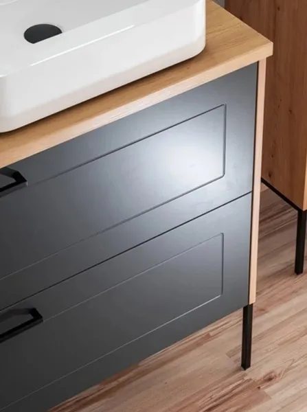 Comad Nohy pre skrinky Madera 880 čierna matná