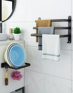 Vešiak Athos 30 cm čierny loft
