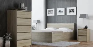 TP Living Nočný stolík KARO K2 svetlý dub