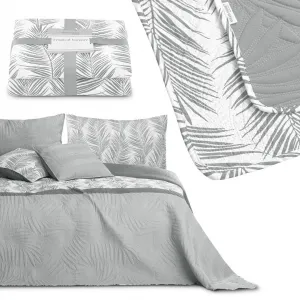 AmeliaHome Obojstranný prehoz Tropical 170x210 cm šedý, veľkosť 170x210