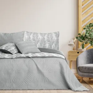AmeliaHome Obojstranne prešívaný prehoz Bonaire 220x240 cm šedý, velikost 220x240