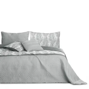 AmeliaHome Obojstranne prešívaný prehoz Bonaire 220x240 cm šedý, velikost 220x240