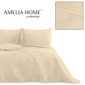 AmeliaHome Obojstranný prehoz Palsha 220x240 cm cappuccino, velikost 220x240