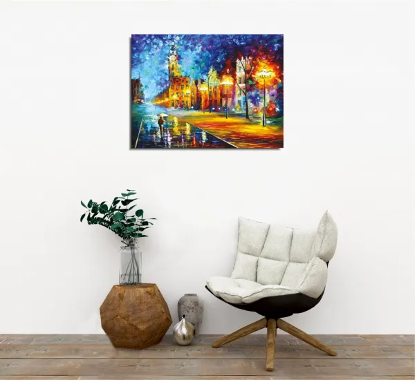 Wallity Obraz CLASSIFA 30x40 cm modrý/žltý