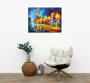 Wallity Obraz CLASSIFA 30x40 cm modrý/žltý