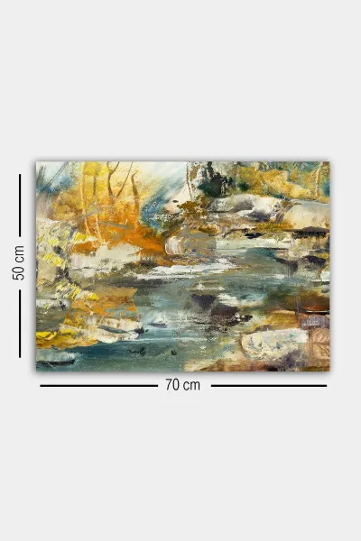 Wallity Obraz Enzok 50x70 cm žltý