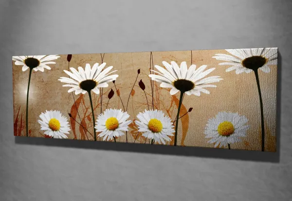 Wallity Obraz na plátne Daisies safari PC042 30x80 cm