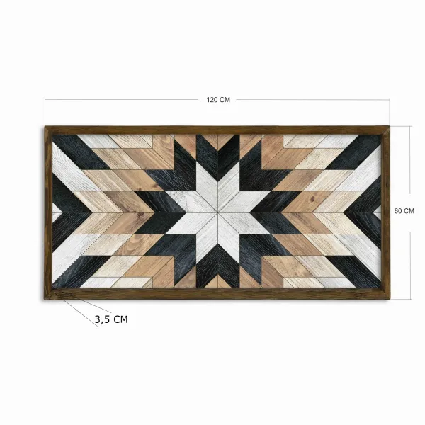 Hanah Home Obraz Framed Hikl 120x60 cm viacfarebný