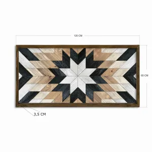 Hanah Home Obraz Framed Hikl 120x60 cm viacfarebný