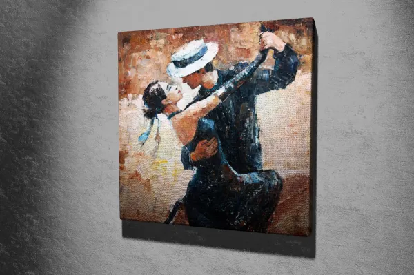 Wallity Obraz na plátne Dancers in love KC013 45x45 cm
