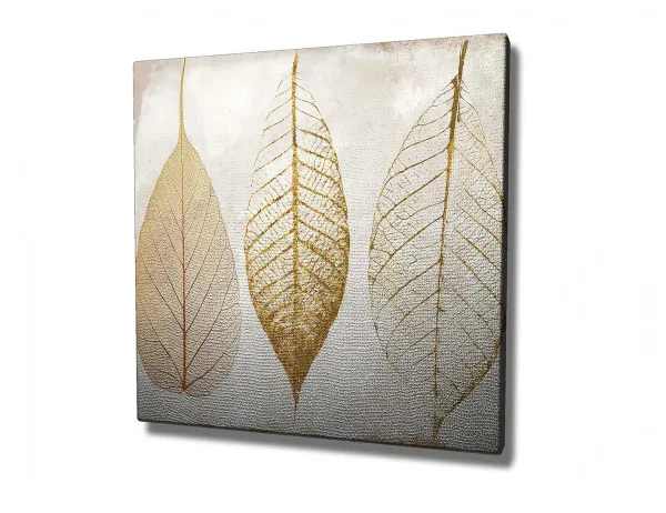Hanah Home Obraz Gold Leaves 45x45 cm