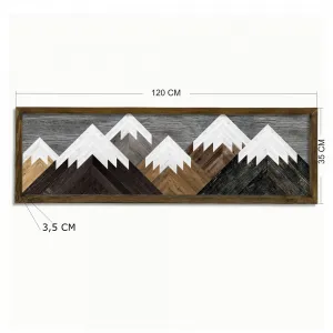Hanah Home Obraz Framed Hen 120x35 cm viacfarebný