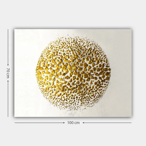 Hanah Home Obraz GOLDEN BALL 70x100 cm