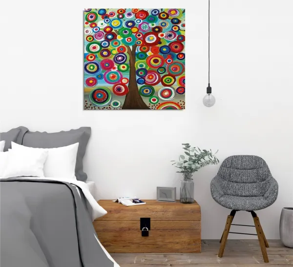 Wallity Obraz na plátne Wild tree KC264 45x45 cm