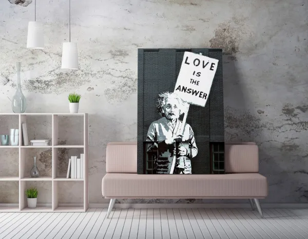 Wallity Obraz na plátne Einstein WY32 50x70 cm