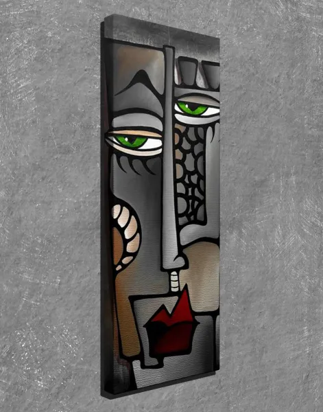Wallity Obraz na plátne Cubism portrait PC069 30x80 cm