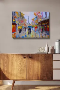 Wallity Obraz na plátne Rainy alley 50x70 cm