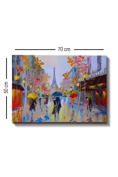 Wallity Obraz na plátne Rainy alley 50x70 cm