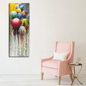Wallity Obraz na plátne Daždivý deň PC96 30x80 cm