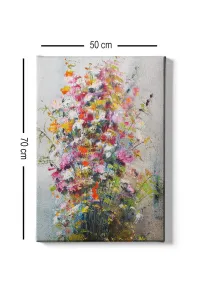 Wallity Obraz na plátne Flower still life 50x70 cm
