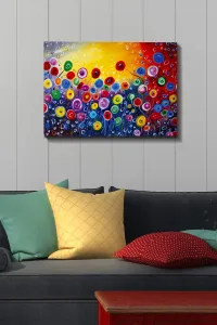 Wallity Obraz na plátne Abstraction field 50x70 cm