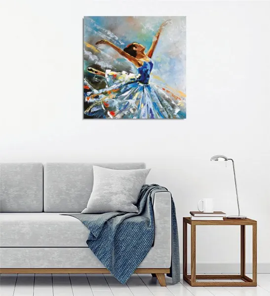 Wallity Obraz na plátne Ballet KC268 45x45 cm