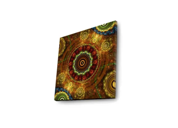 Wallity Obraz s LED osvetlením MANDALA 25 28 x 28 cm