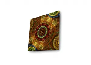 Wallity Obraz s LED osvetlením MANDALA 25 28 x 28 cm