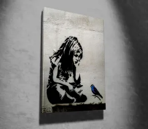 Wallity Obraz na plátne Vták volajúci WY49 70x100 cm