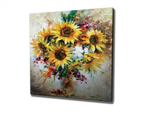 Wallity Obraz na plátne Sunflowers KC265 45x45 cm