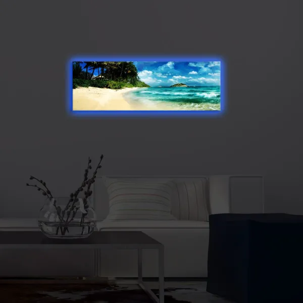 Wallity Obraz s LED osvetlením MORE 69 30 x 90 cm