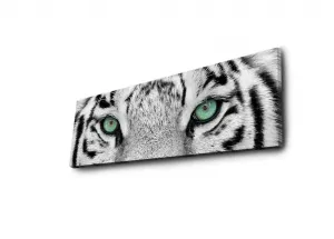 Hanah Home Obraz s led osvetlením White Tiger 90x30 cm