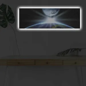 Wallity Obraz s LED osvetlením ZÁBLESK VE VESMÍRU 30 x 90 cm