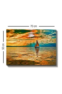 Wallity Obraz na plátne Boat trip 30x70 cm