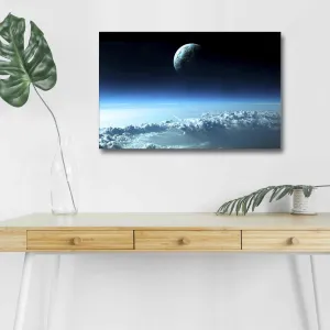 Wallity Obraz s LED osvetlením NEBESKÁ KRAJINA 45 x 70 cm