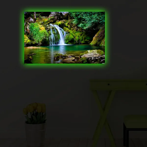 Wallity Obraz s LED osvetlením PRÍRODA 34 45 x 70 cm