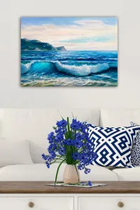 Wallity Obraz Jura 50x70 cm modrý
