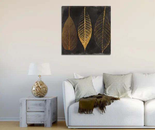Wallity Obraz na plátne Leaves KC139 45x45 cm