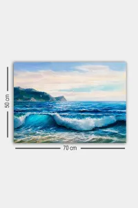 Wallity Obraz Jura 50x70 cm modrý