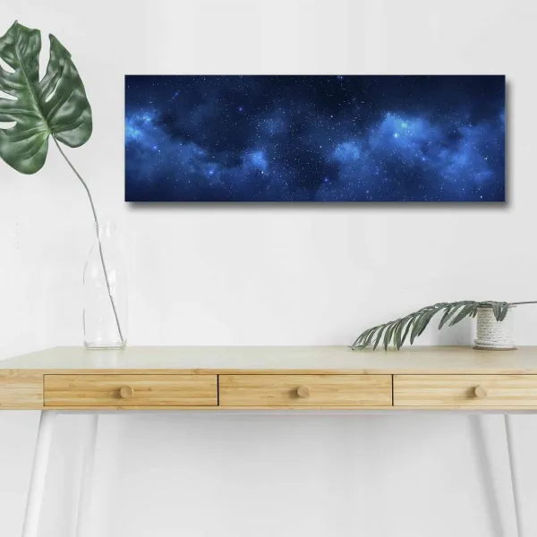Hanah Home Obraz s led osvetlením Galaxie 90x30 cm