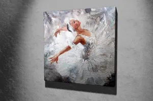 Wallity Obraz na plátne White swan KC012 45x45 cm