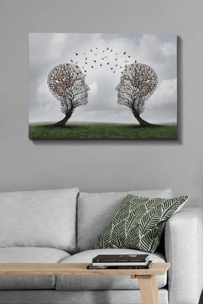 Wallity Obrázok FACES OF TREES 70 x 100 cm