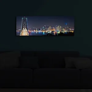 Dekoratívny LED osvetlený obraz na plátne 3090İACT-37